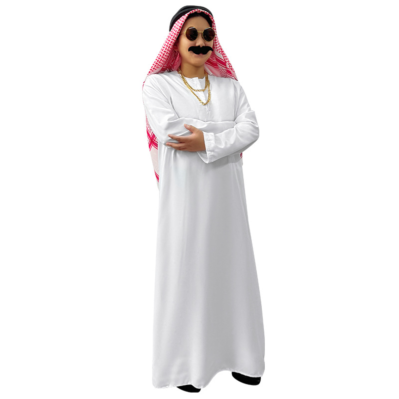 2025 New Cross-Border Arab Men's Clothing Middle Eastern Rich Dubai Prince Saudi Robe_voghion.com