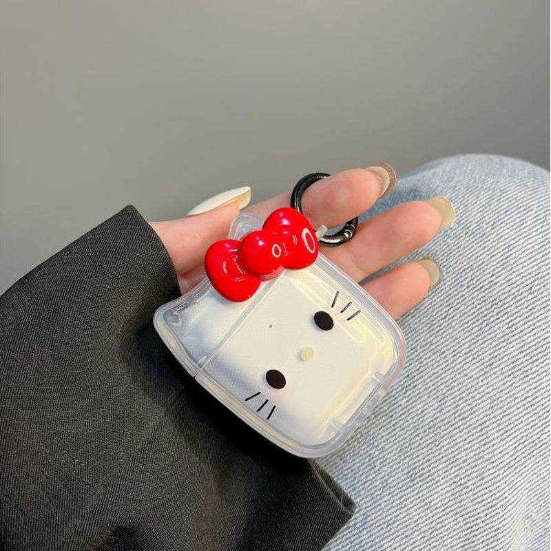 Arco de gato para airpods 4 generación 5 cubierta de auriculares bluetooth airpodspro3 cubierta