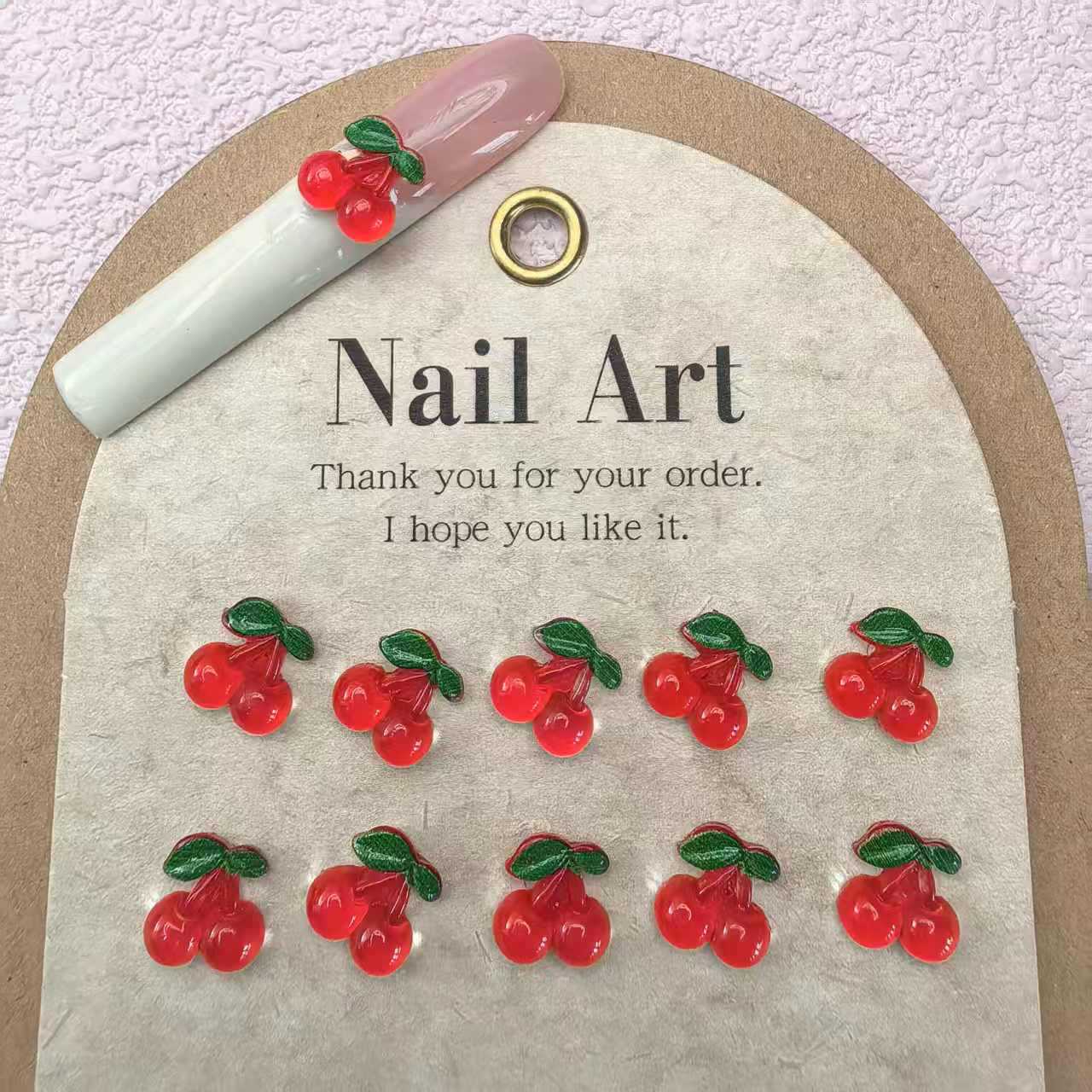 红樱桃美甲饰品批发水果树脂手机壳配件头饰发饰鞋材08.jpg
