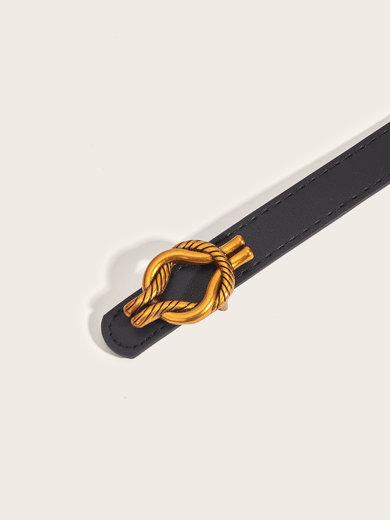 Simple Style Geometric PU Leather Alloy Plating Women's Leather Belts display picture 17