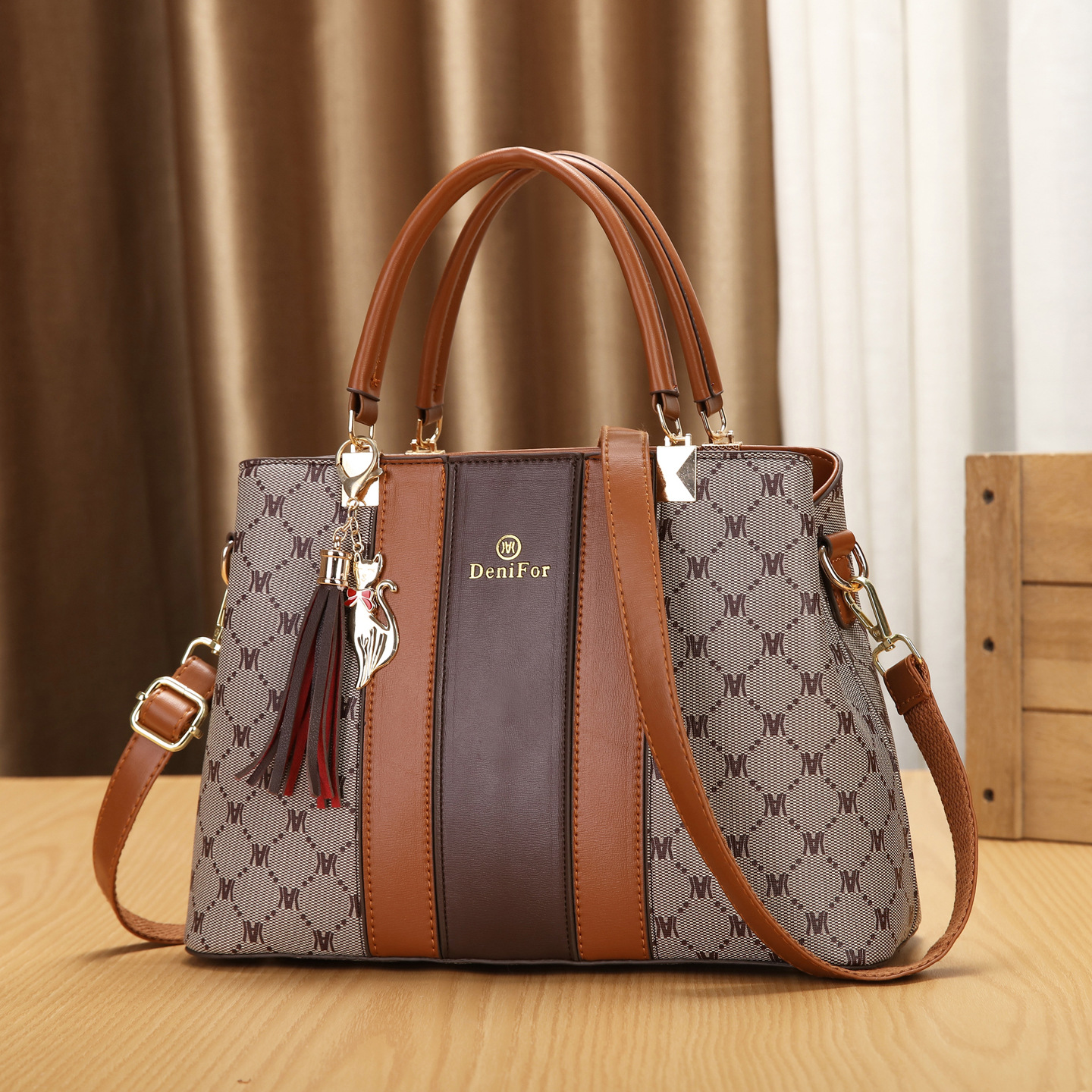 Bolsas clásicas transfronterizas de mujer, bolsas de hombro inclinadas para mujeres 2025, bolsas de mano de madres de mediana edad, bolsas de madre de gran capacidad