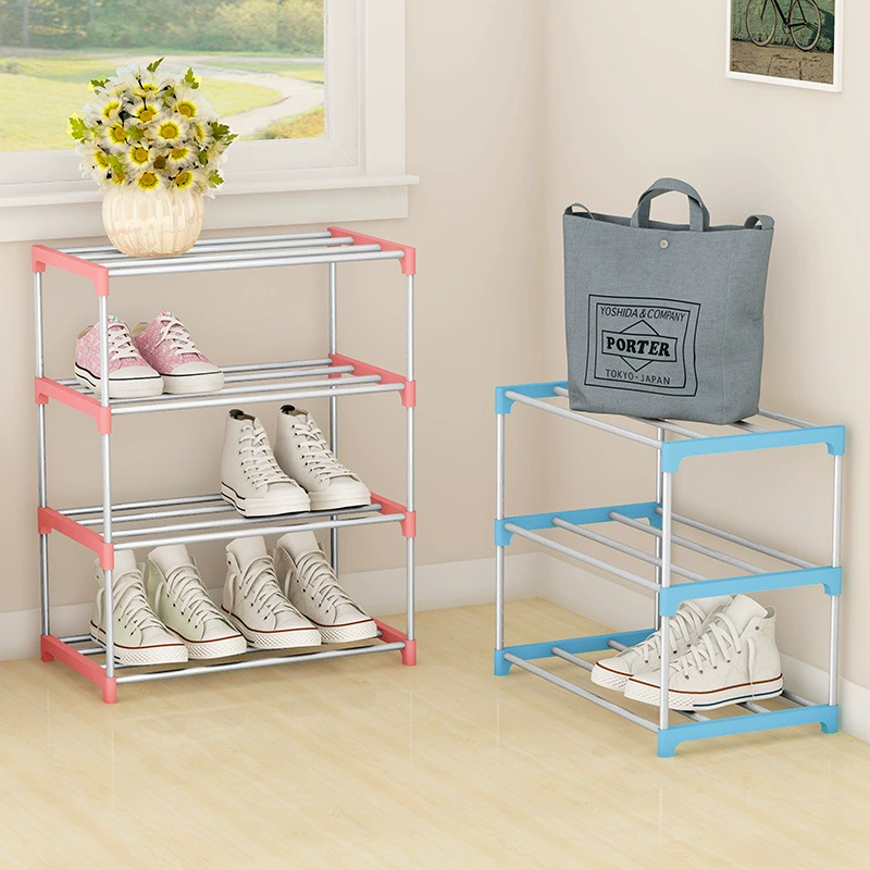 Простой дверной проем для обуви Многослойный шкаф для хранения обуви