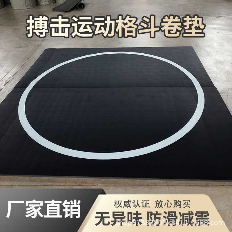 Taekwondo Boxing Sanda Roll-Up Mat Martial Arts Wrestling Judo Xpe Fighting Sports Gym Cheerleading Mat Shock Absorption