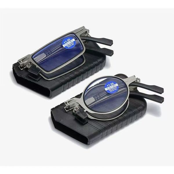 Foldable ultra light handheld glasses for men and women for elderly