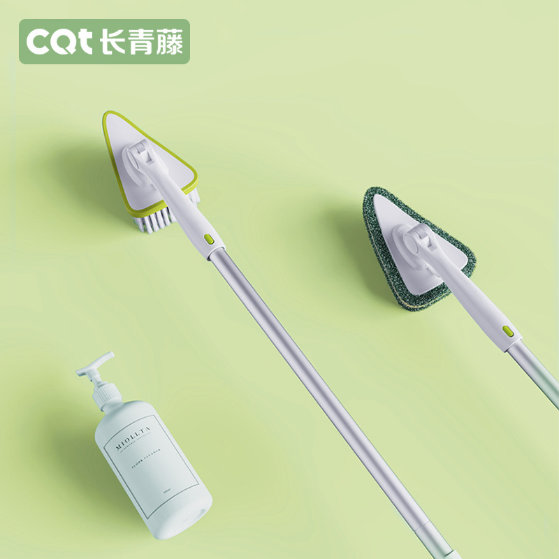 Floor brush toilet hard brush bathroom tile scouring pad cleaning suit daily necessities cross-border gap cleaning brush