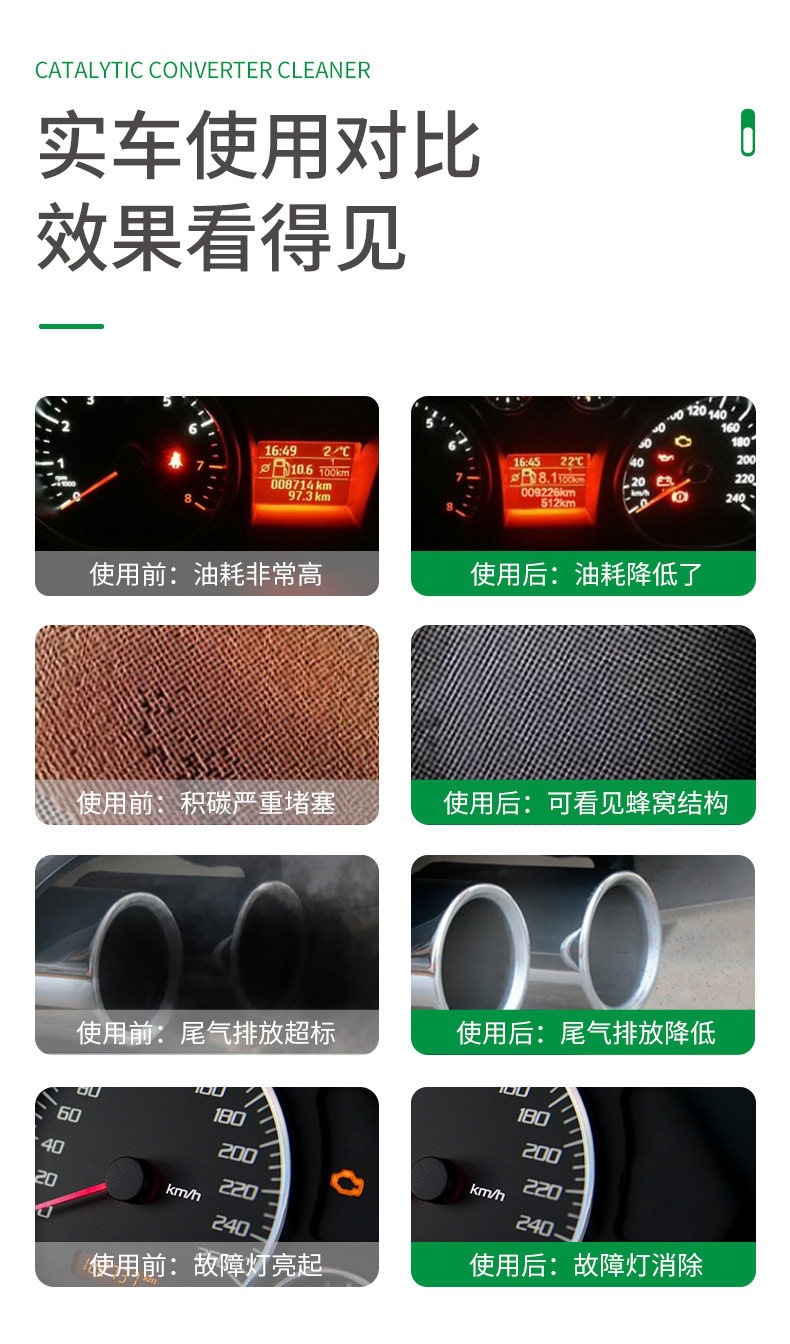 Castrol Three-Way Catalytic Cleaner, Catalytic Cleaning Agent, No-Dismantle Two-in-One Carbon Deposit Remover for Car Engines