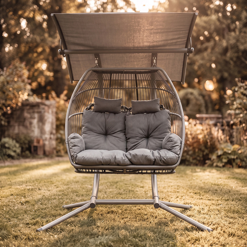 Outdoor Swing Set Made of Woven Olefin, Sun-Resistant, Wear-Resistant, Waterproof, Outdoor Garden Leisure Combination Set, Cross-Border Rocking Chair Outdoor Swing Set Made of Woven Olefin, Sun-Resistant, Wear-Resistant, Waterproof, Outdoor Garden Leisure Combination Set, Cross-Border Rocking Chair