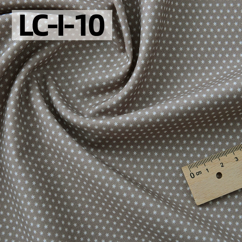 纯棉布料手工diy衣服包包田园碎花印染全棉面料棉布卡其红色花园