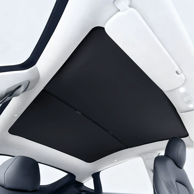 Sun shade – Yl Special Sunshade Model - model3-suede-sunroof-black-and-white-optional