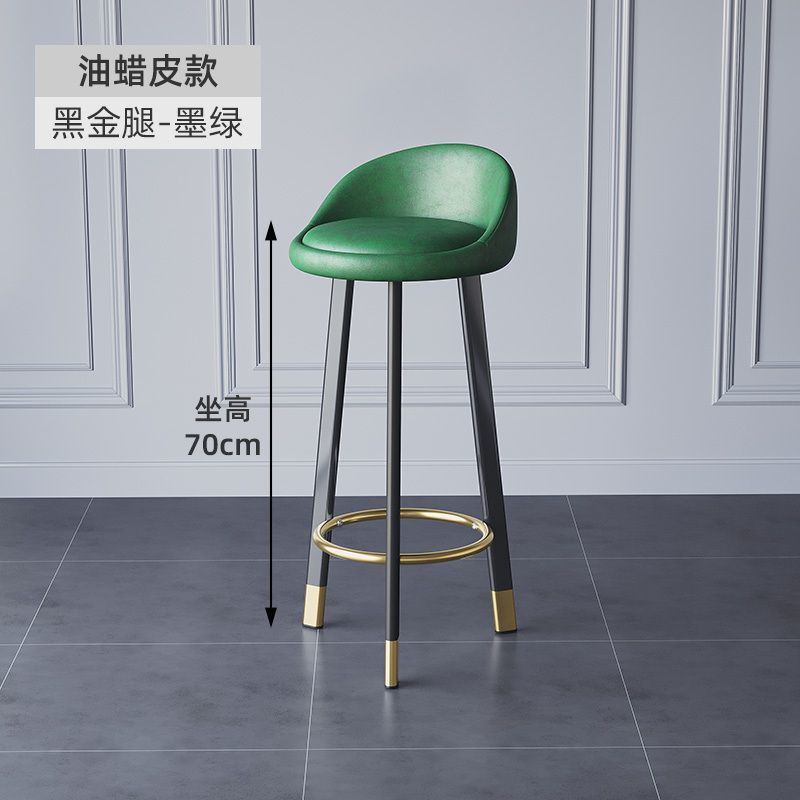 Fábrica directa nórdica silla de bar taburetes altos modernos simples cajero de la recepción respaldo de la silla elevadora de bar taburetes