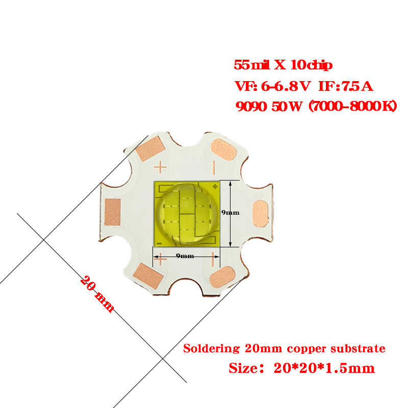 Dc 3v/6v/12v xhp 50電球t 6 xhp 70電球xhp 90 led 18-40w強光懐中電灯|undefined