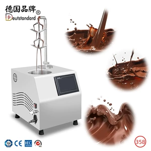 [商用巧克力调温机全自动巧克力喷淋机朱古力连续融化巧克力浇注机]