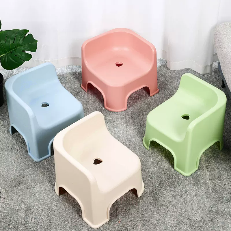 新款带靠背儿童塑料小凳子家用卫生间洗澡学习防滑宝宝儿童矮凳