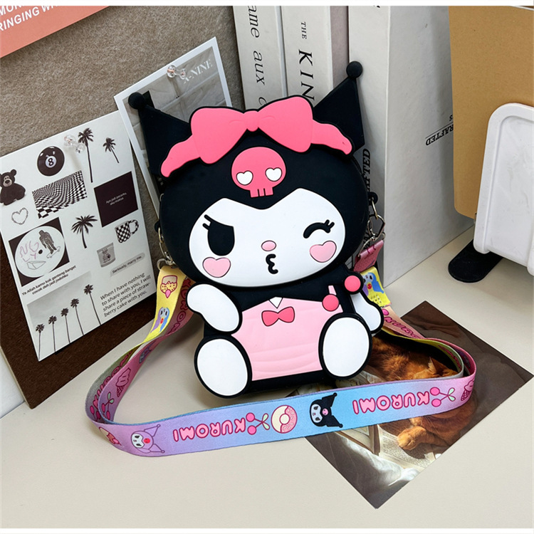 헤드스카프 전신 쿠로미 크로스백 블랙