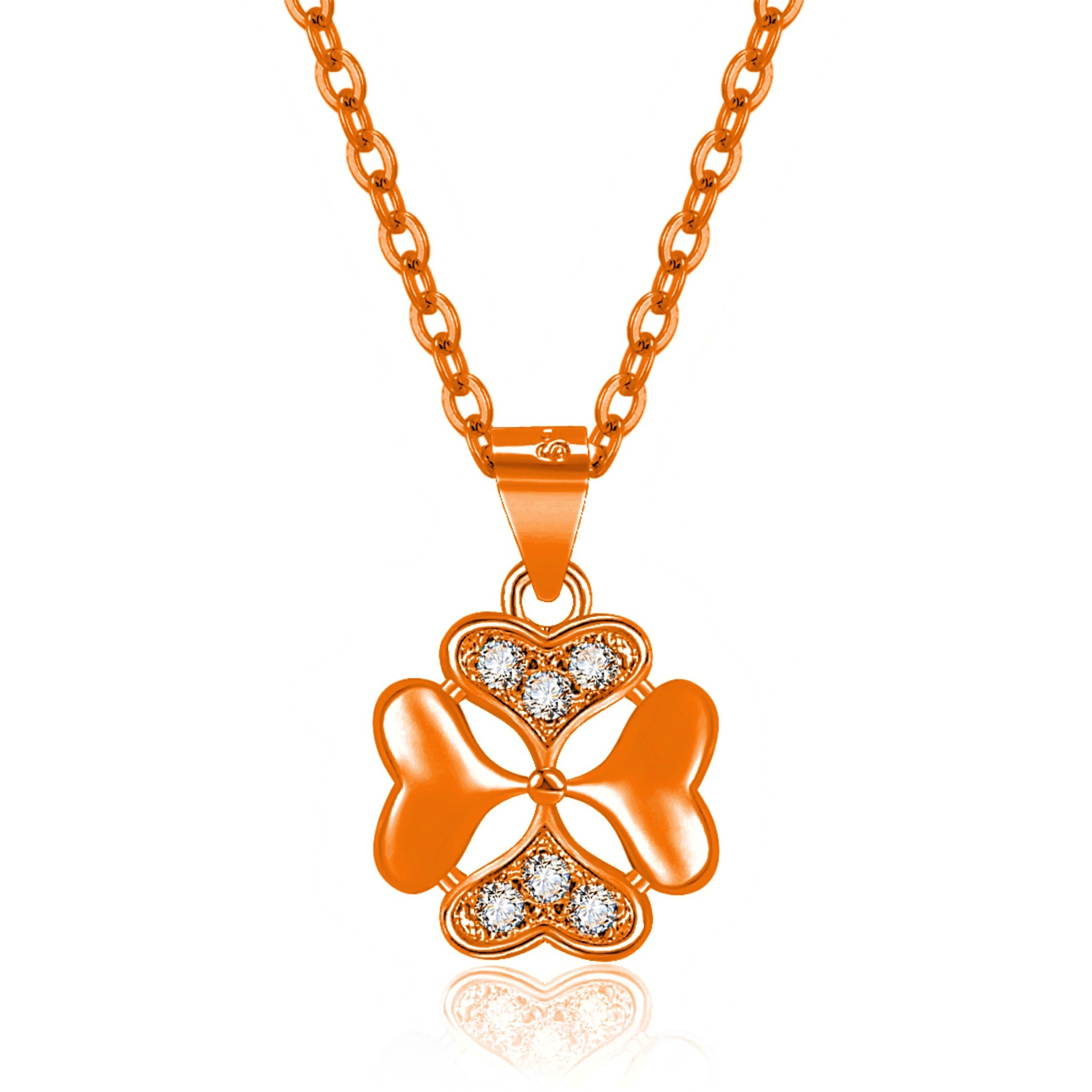 Pendant heart shaped, trend necklace with zircon, internet celebrity, light luxury style
