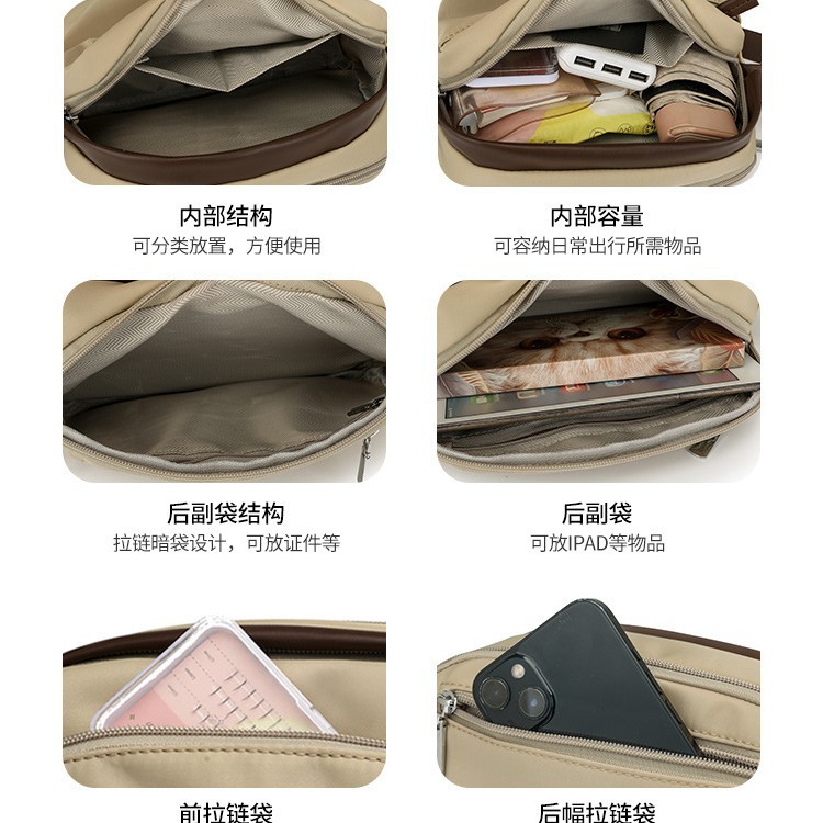 Women's Nylon Bag 2025 New Arrival Shoulder Bag Crossbody Bag Lightweight Versatile Daily Commute Middle-Aged Mother's Bag Wholesale - Thumbnail 4