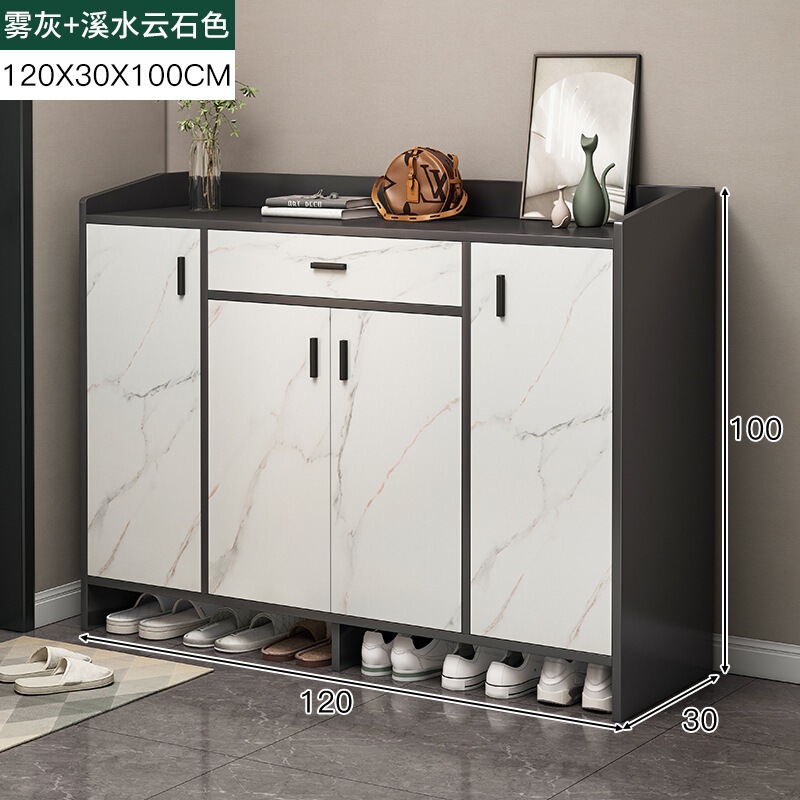 鞋柜家用门口大容量玄关柜阳台防尘储物柜现代简约门厅收纳鞋架子|undefined