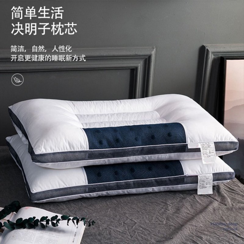 批发决明子磁石枕头荞麦成人枕一对装家用助睡眠低枕枕芯学生宿舍