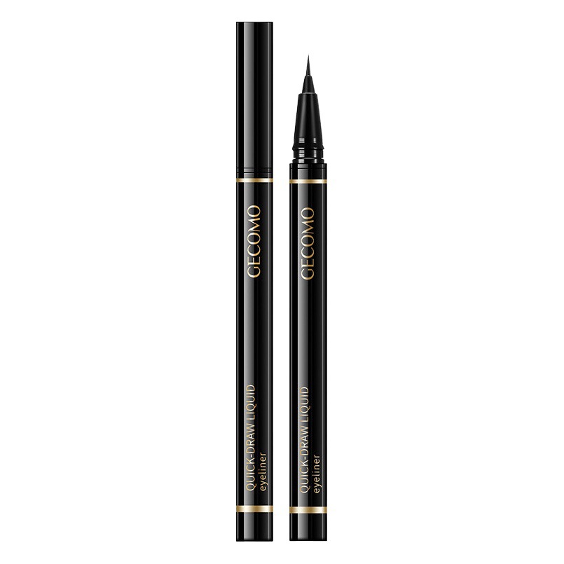 GECOMO que fluye nube rápida pintura delineador de ojos pluma natural suave maquillaje impermeable sin manchas