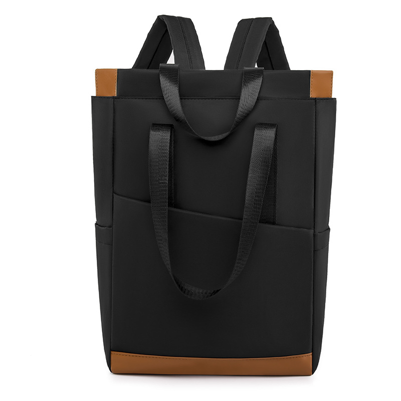 Comercio exterior 2023 nuevas damas casuales mochila de tela Oxford moda contraste color computadora de gran capacidad mochila portátil marea