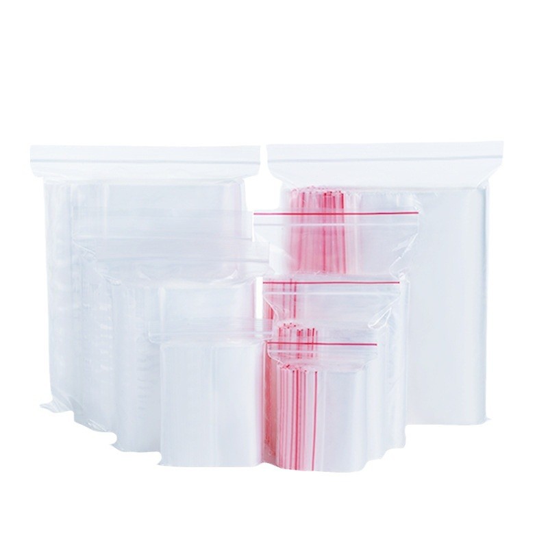 Lugar de fábrica bolsa ziplock pe transparente bolsa sellada a prueba de humedad bolsa sellada gruesa bolsa de embalaje de joyería al por mayor