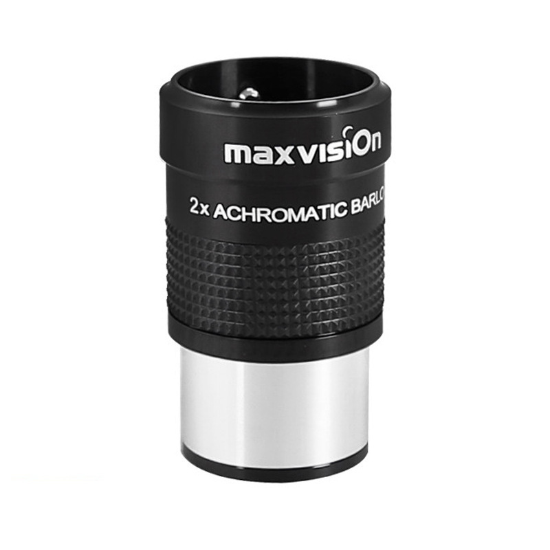 大观天文望远镜配件Maxvision镀膜金属消色差1.25英寸2X倍增倍镜