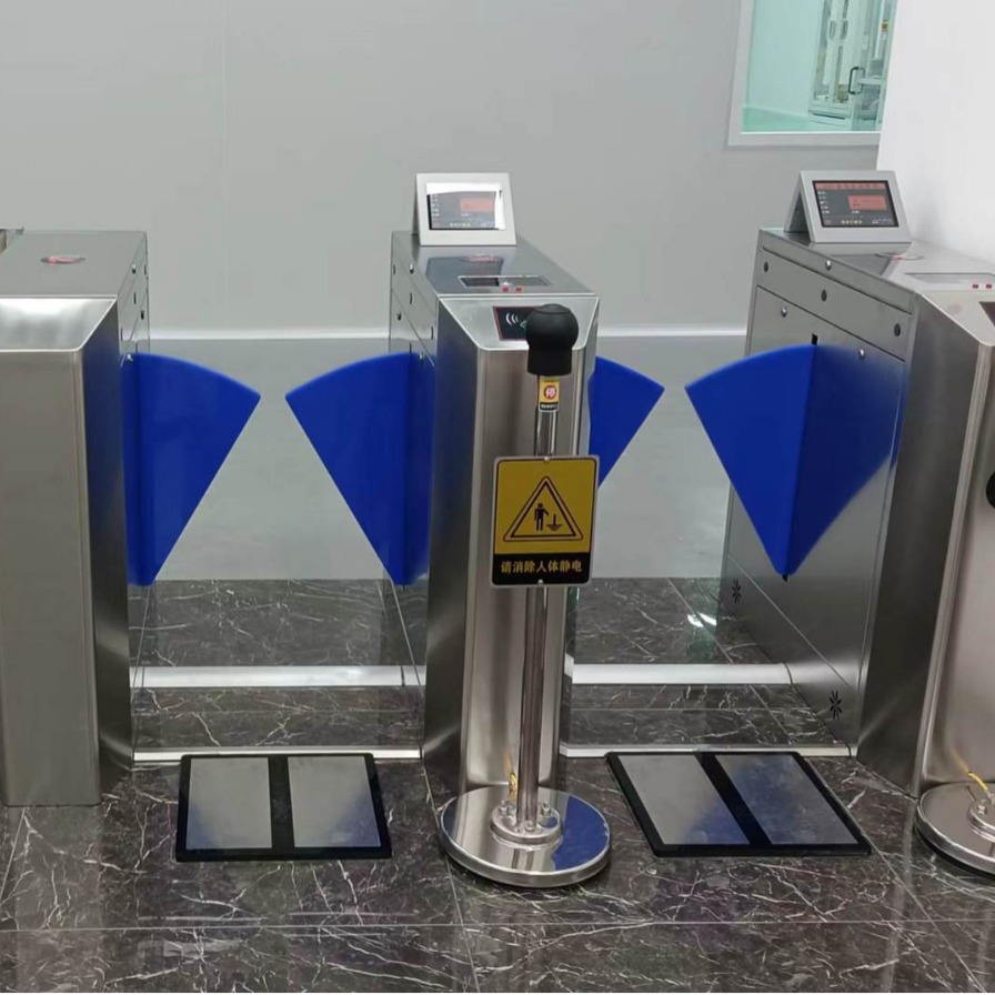 防静电闸机 ESD静电测试翼闸 人体综合测试门禁系统 人脸识别静电
