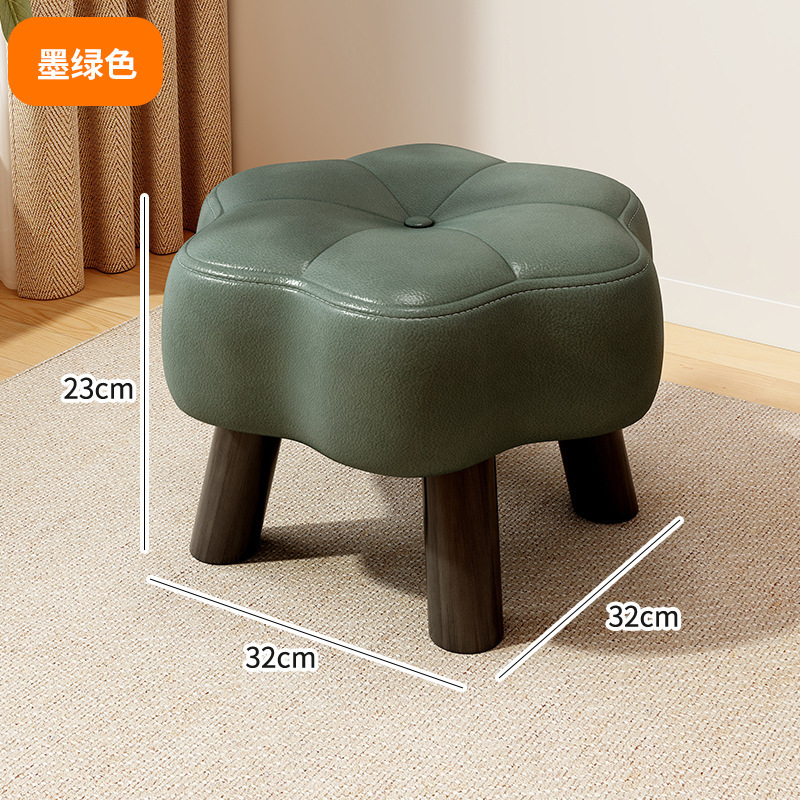 小さい腰掛けの家庭用の低い腰掛けの客間のお茶のいくつかの腰掛けのソファーの足の腰掛けの子供は切り株の実木の創意の花の腰掛けに座って靴の腰掛けを変えます。|undefined