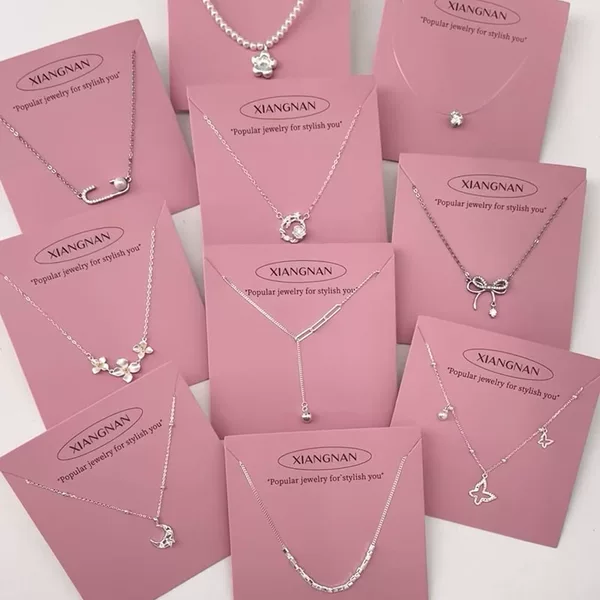 S925 Sterling Silver Pearl Necklace for Women, Niche Design, Light Luxury, High-End Feel, Non-Fading, Simple Clavicle Chain Accessories Wholesale
