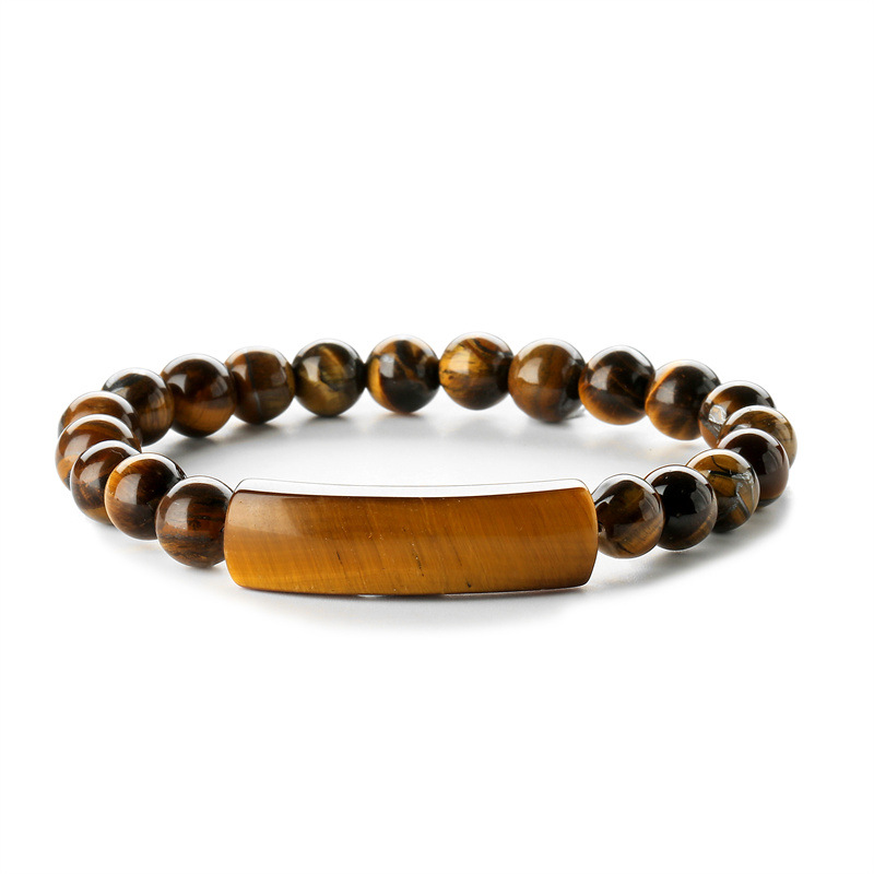 1 Piece Fashion Geometric Agate rope Handmade Unisex Bracelets