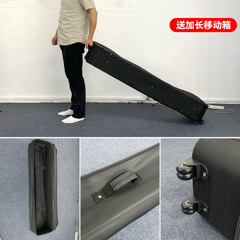 Caja de lámpara de 12cm Shanghai SEG pared de fondo de exposición luminosa portátil de doble cara ubicación de exhibición de luces led transfronterizas