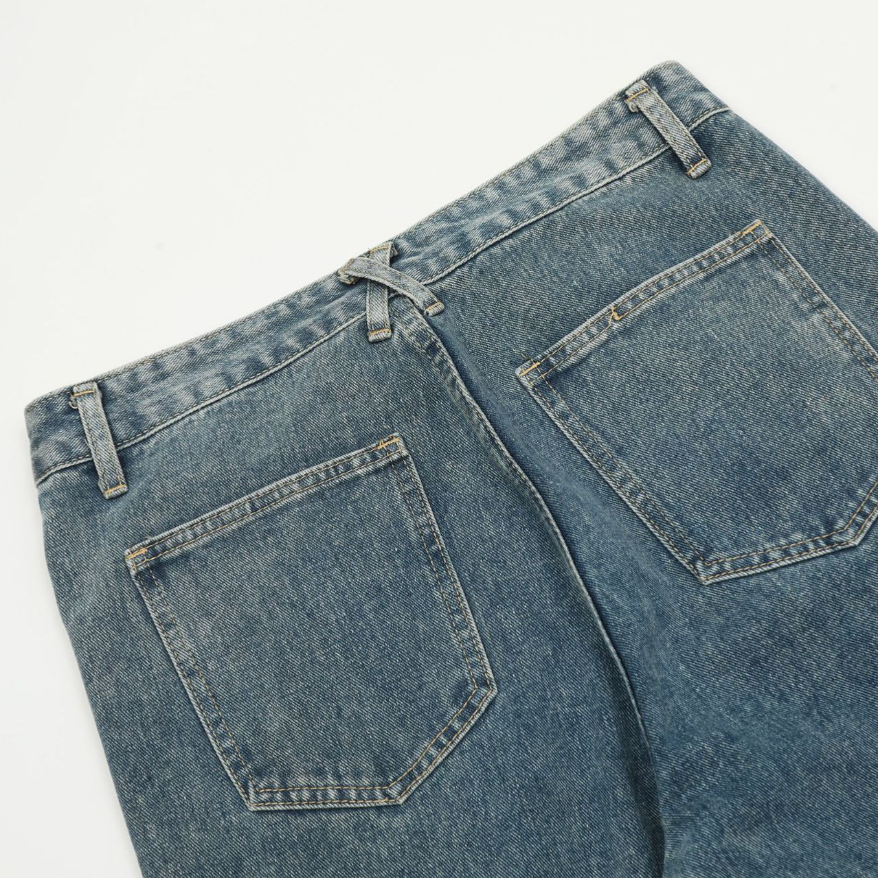 Vêtements pour hommes EONMODISH | Nouveau produit d'automne 2024 Pantalon de cow-boy délavé à l'eau à la mode American High Street_voghion.com