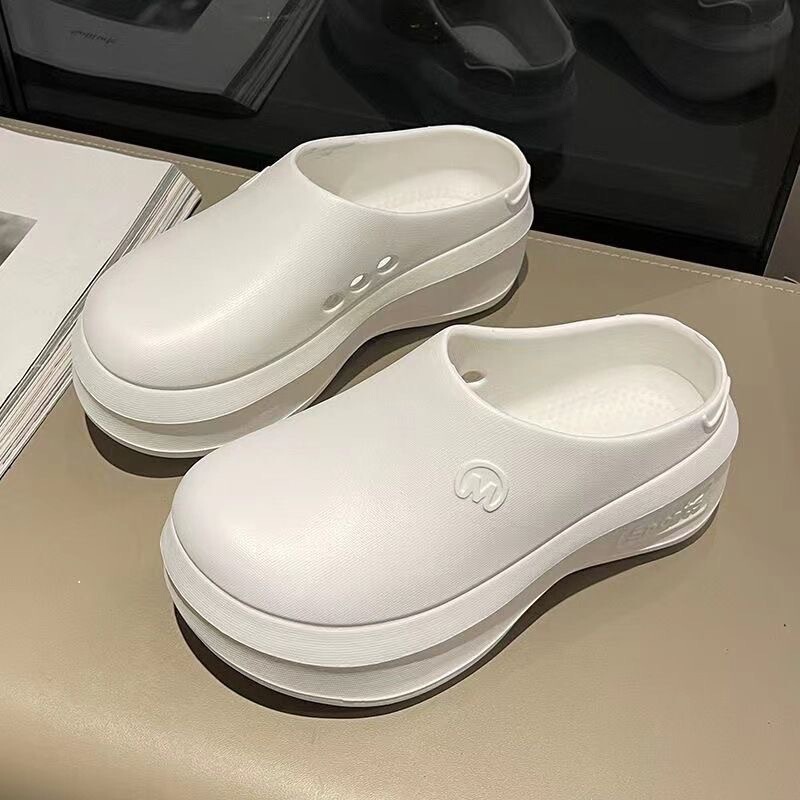 Baotou Slippers for Women EVA Sandals for Women Casual Sports Thick-soled Sandals for Women Mules Platform Slippers for Girls
