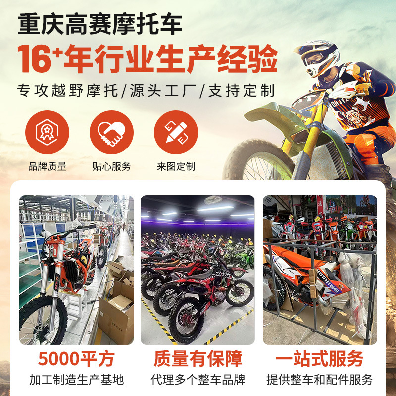 Stn Stoner X3-Yb300R Racing Two-Wheeled Mountain Off-Road Motorcycle, High-Performance Dirt Bike for Forest Trails