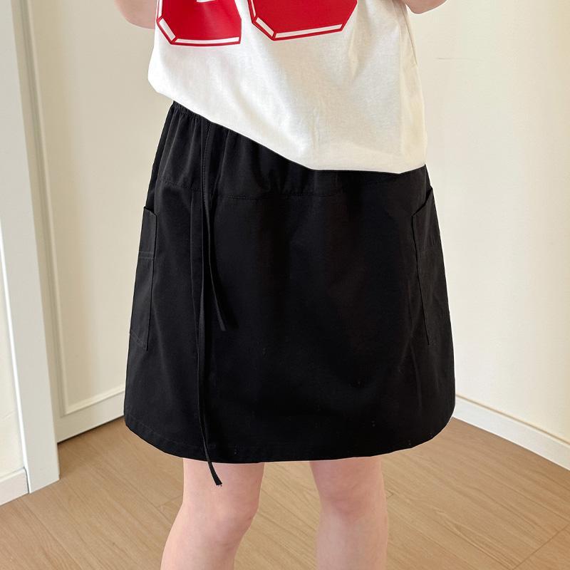 アイスシルク山本ショートスカート女性の夏薄い 2025 新しいハイウエスト痩身小さな作業服スカートヒップカバースカート|undefined