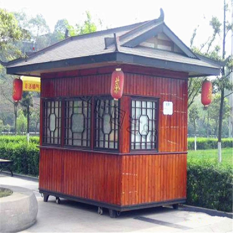 Открытый антикоррозийный деревянный киоск деревянный антикварный киоск