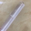 Half transparent and half white