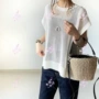 圆领夏季套头宽松网衫