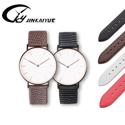 Lizard Watch strap Lizard Calfskin Watch strap female watch band parts Manufactor goods in stock wholesale