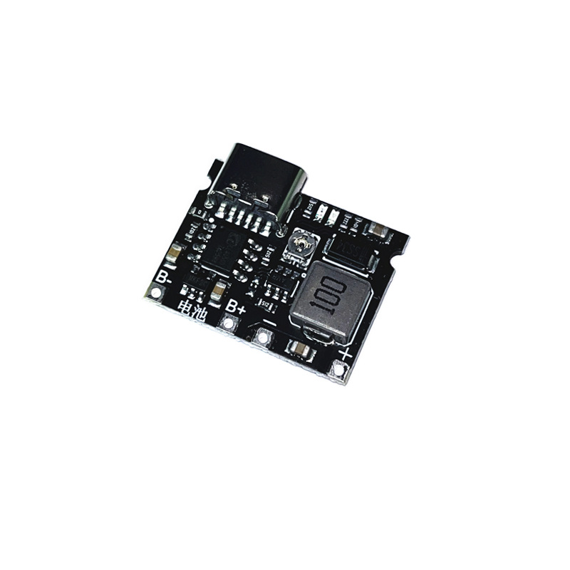 3.7V升9V 5V 万用表改装18650锂电池充电升压放电一体可调模块2A