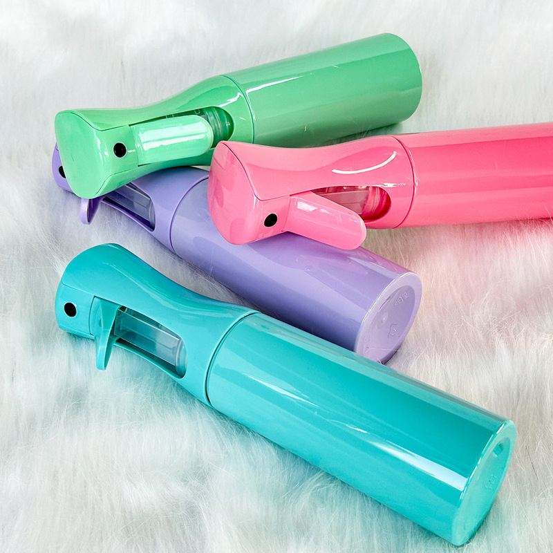 Plastic Salon Spray Bottle Logo Barber Continuous Spray 300ml