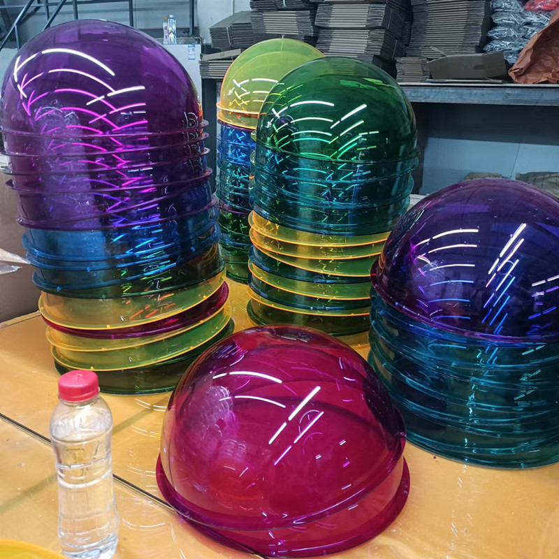 亚克力半球罩装饰半球半透吊球展示罩奶白色灯罩防尘罩半透明玻璃