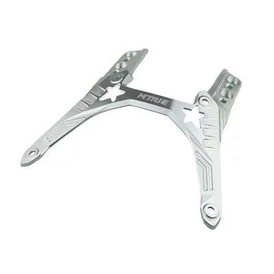 Motorcycle front windshield Xmax300 Modified Integrated Front Windshield - silver-silver