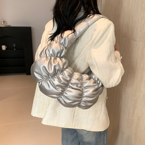 COS Croissant bag new underarm croissant bag fold cloud bag large capacity dumpling bag one shoulder half moon bag