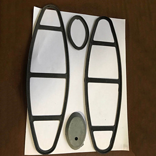 Password Mechanical Lock Plastic Pad Various Mechanical Lock Plastic Parts Oval Rectangular Silicone Lock Plastic Lock Cylinder Pad