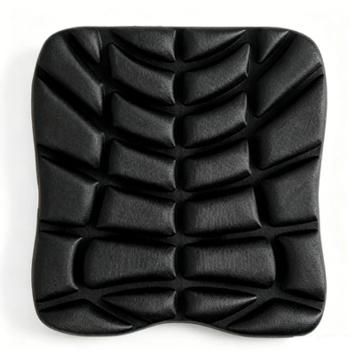 Double Motorcycle 3D Shock-Absorbing Seat Cushion Cover, Heat-Insulating and Sun-Proof, Suitable for All Seasons, Long-Distance Riding, Nk250 Rear Seat Cushion (Electric car cushion) - shock-absorbing-cushion-front-seat-29830cm-black