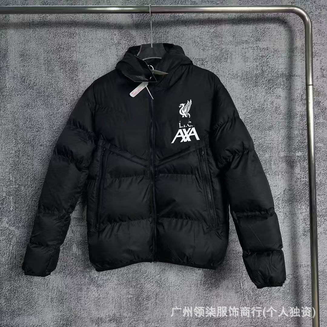 Nuevo fútbol de doble cara chaqueta de algodón Brasil París México Arsenal Alemania BairbaL impermeable