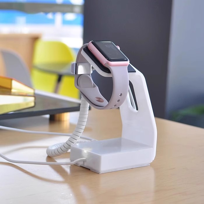 新款智能手表防盗报警器 apple watch防盗器苹果手表展示充电支架