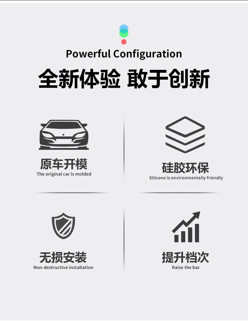 Car Suv Universal Trunk Atmosphere Light Lighting Tail Box Light Stall Light Automatic Sensor Led Camping Style Light