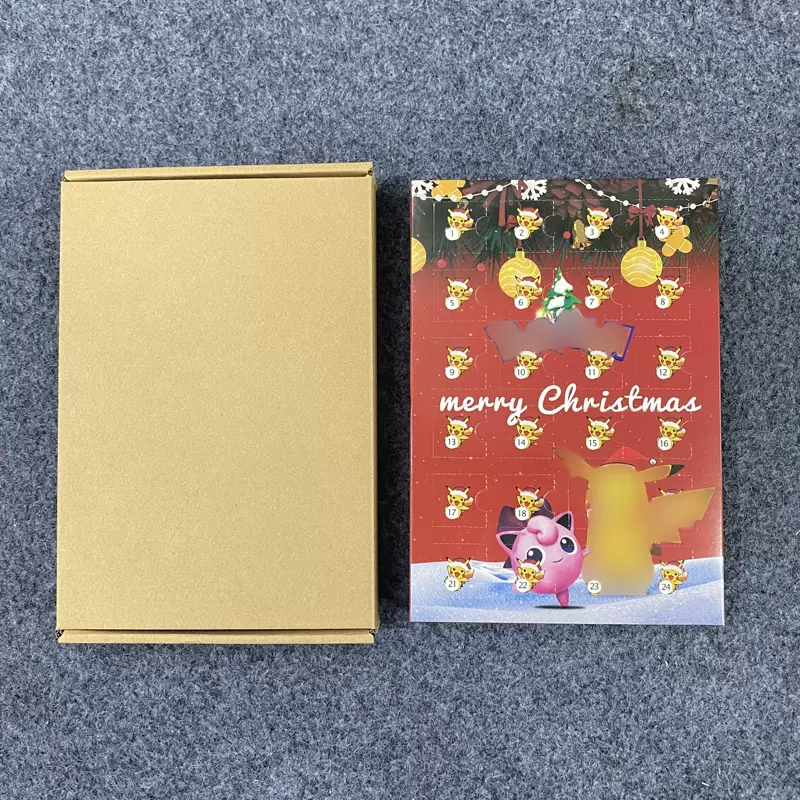 新品现货跨境盲盒宠物公仔精灵动物圣诞礼盒降临日历盒摆件手办